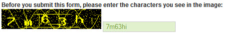 captcha form