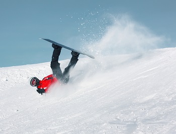 snowboard fail