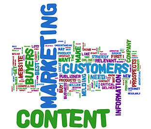 content marketing tag cloud